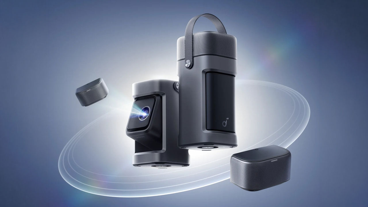 Soundcore Nebula P1: il proiettore portatile con speaker surround rimovibili