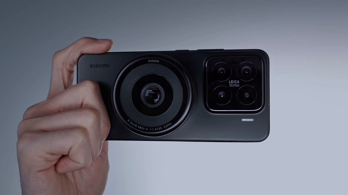 Sistema fotocamera modulare magnetica Xiaomi dettaglio connessione LaserLink