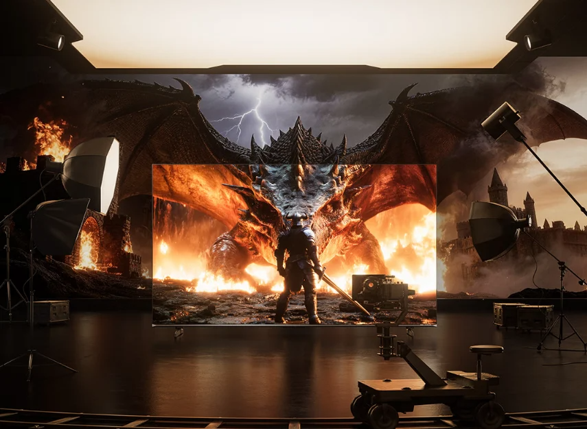 Hisense Vidda S Mini TV con scena gaming in evidenza