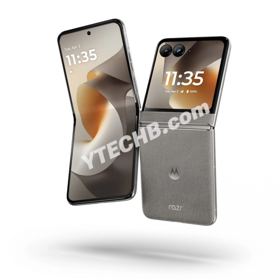 Render del Motorola Razr 70 in un'altra colorazione Pantone