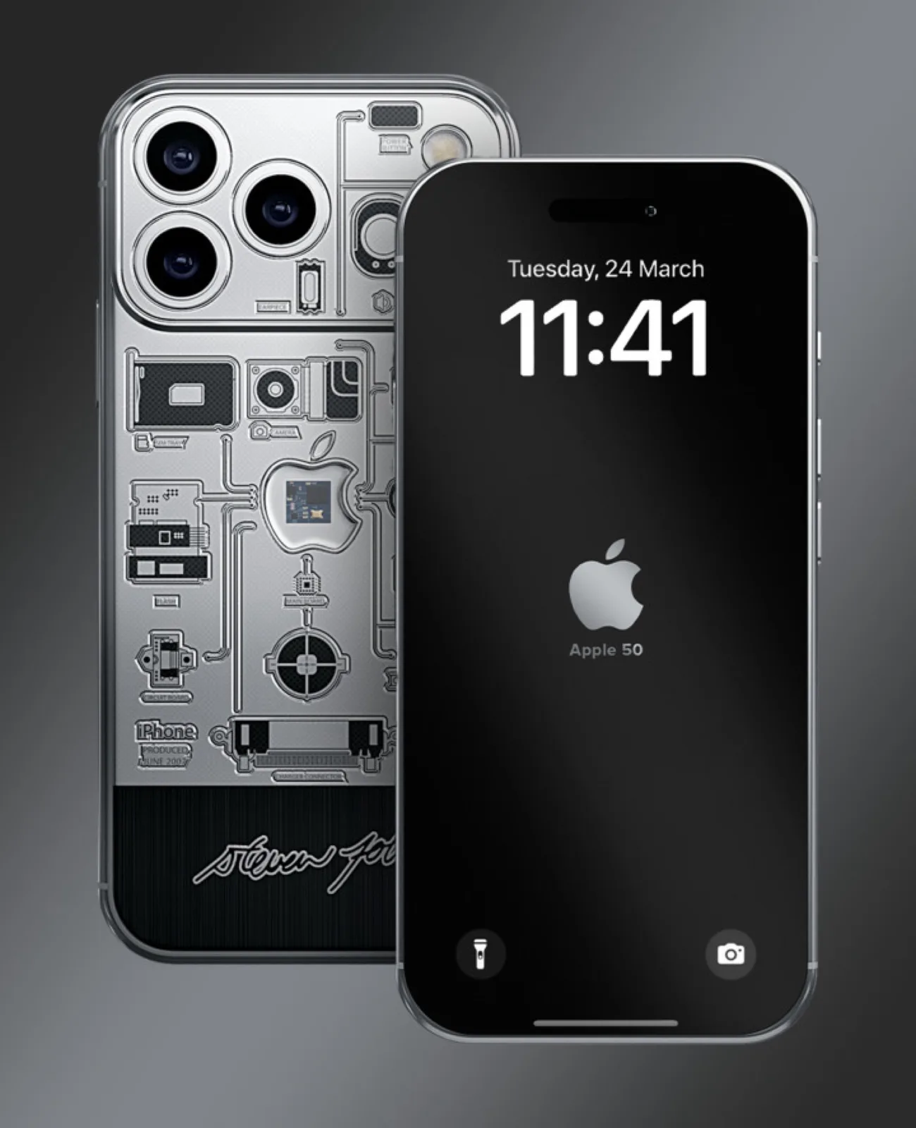 Caviar presenta l’iPhone 17 Pro serie “2007” con design ispirato al primo iPhone e frammento di scheda originale nel logo