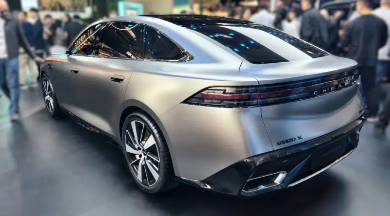 Chery Arrizo X debuts with 0.196 Cd drag, previews next-gen fuel and hybrid sedan at Beijing Auto Show