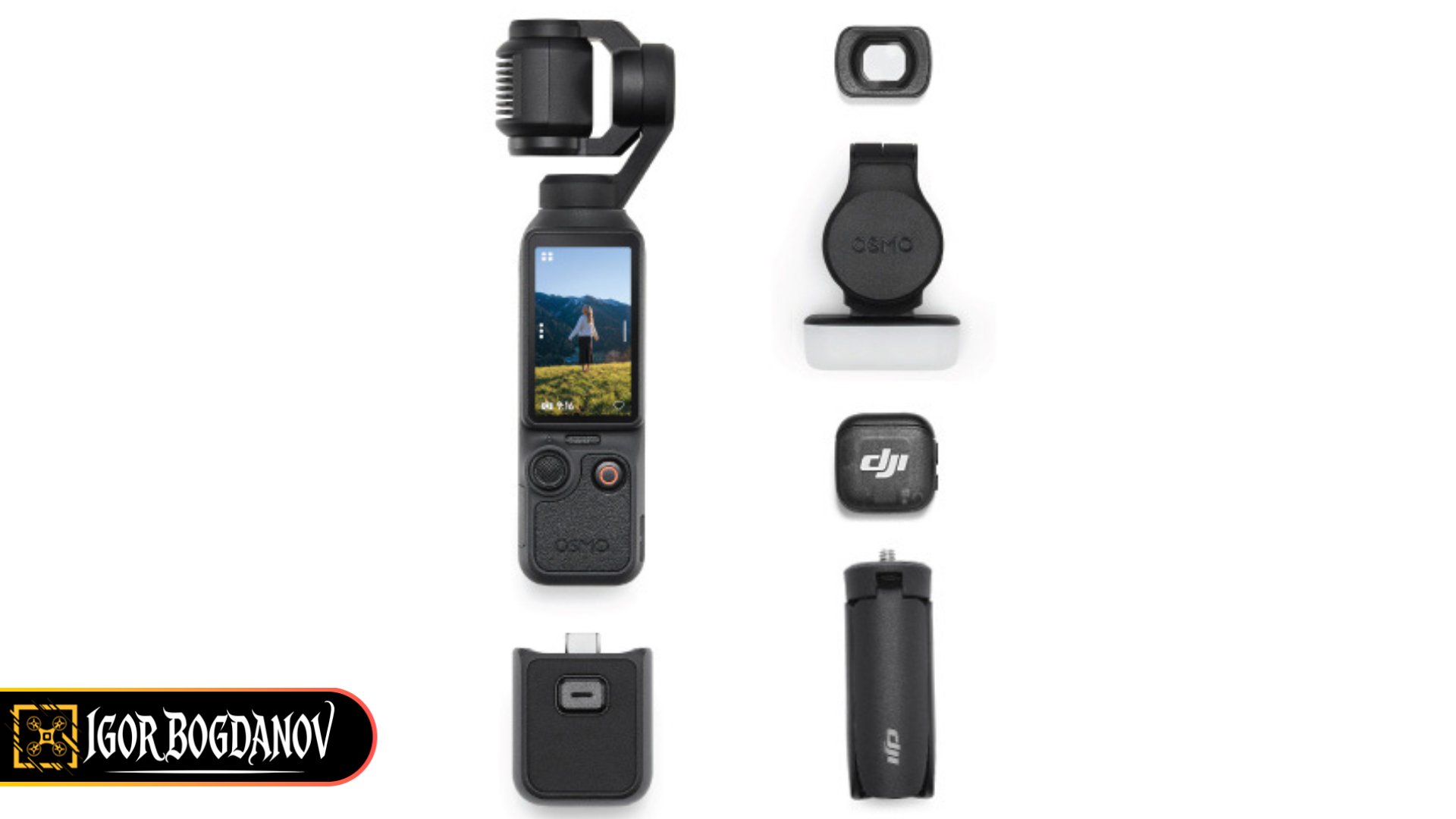 DJI Osmo Pocket 4 mostrata in una delle immagini trapelate