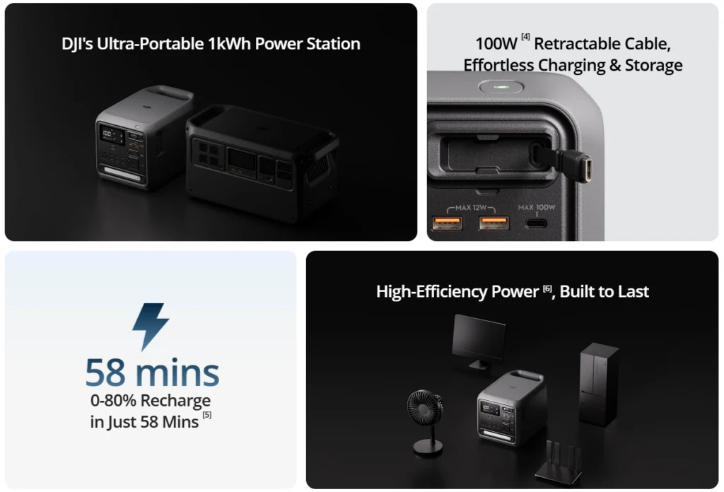 DJI Power 1000 Mini screenshot articolo