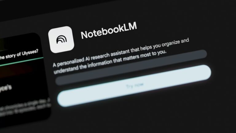 Google fonde Notebooks in Gemini foto editoriale
