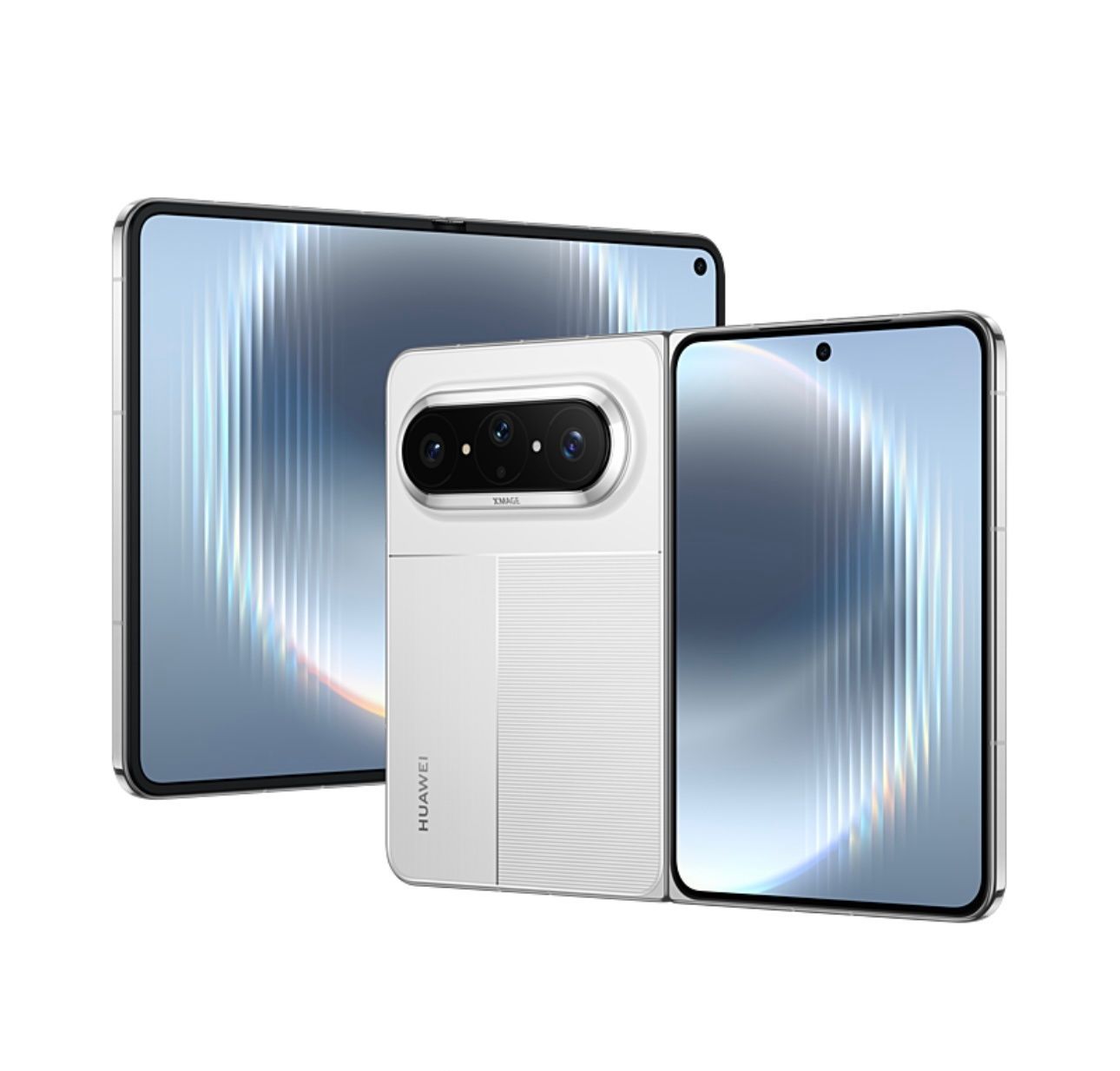 Huawei Pura X Max in colorazione bianca