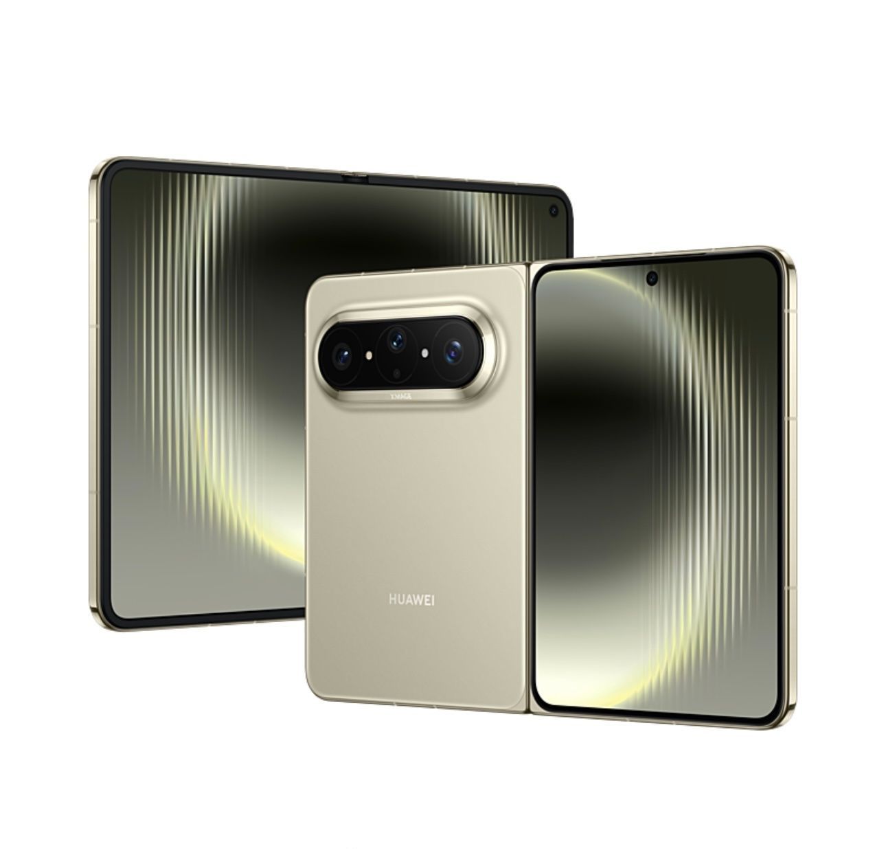 Huawei Pura X Max in colorazione gold