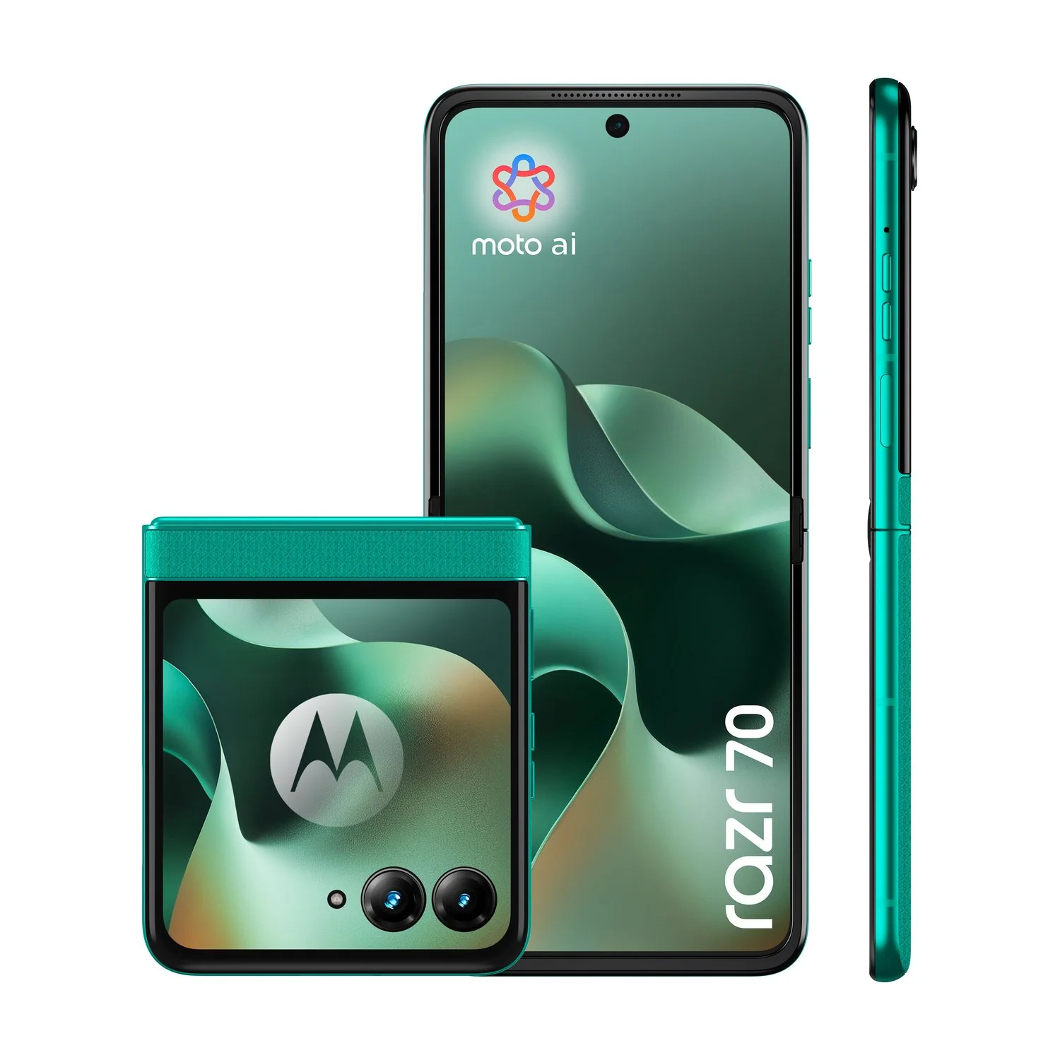摩托罗拉 Razr 2026(Razr 70)折叠手机渲染图再曝,配独特纹理设计