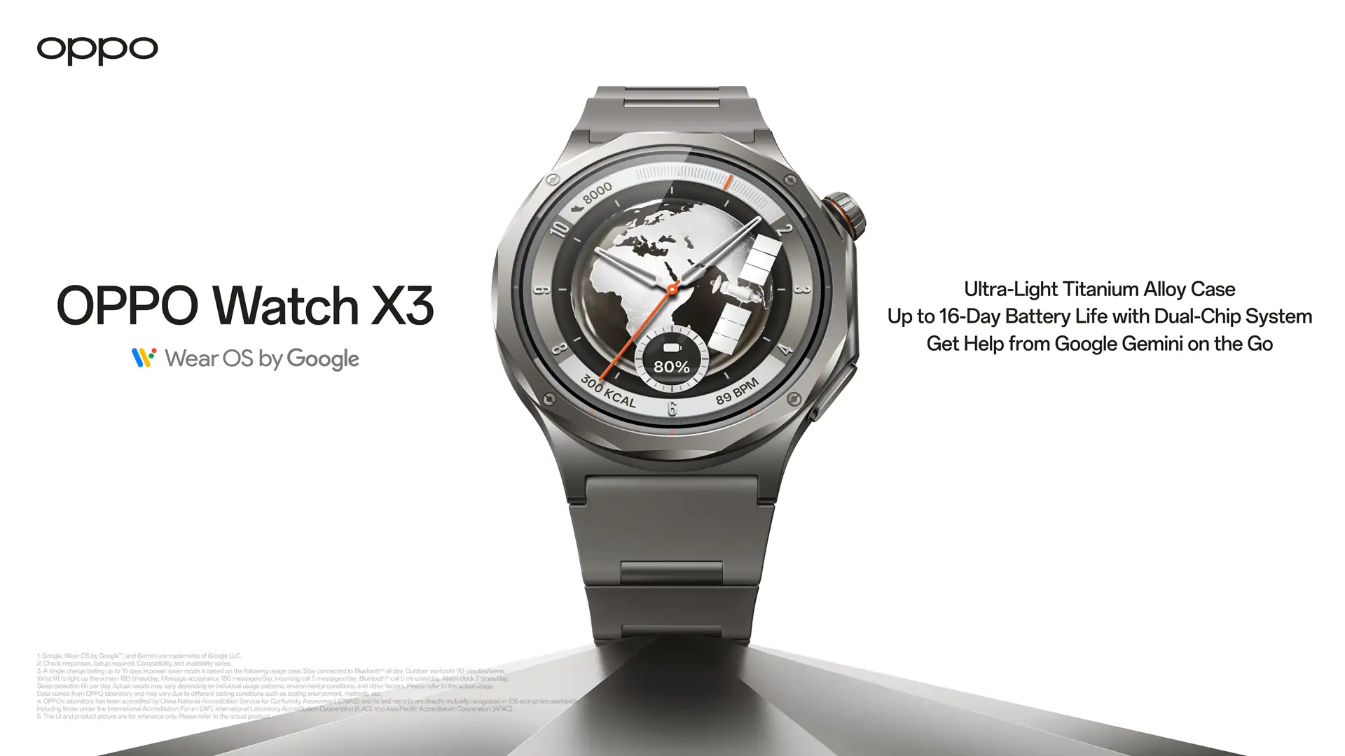 OPPO Watch X3 uff - kv Hero