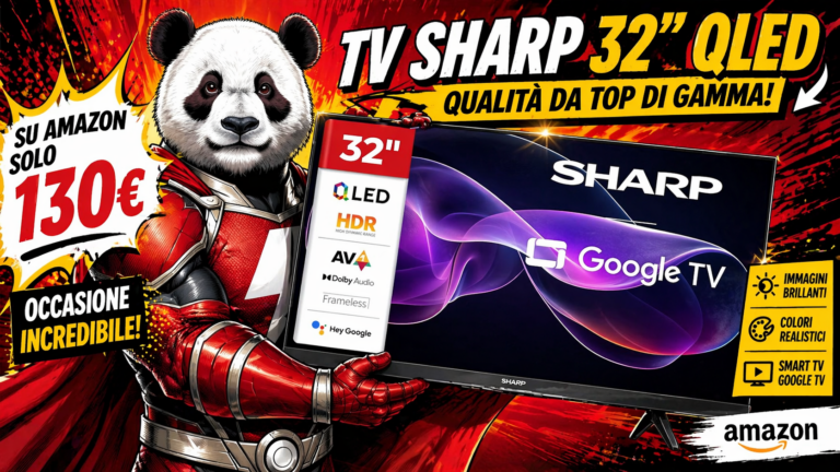 Sharp 32HF2365E Google TV in offerta a 135,80€ su Amazon logo ufficiale