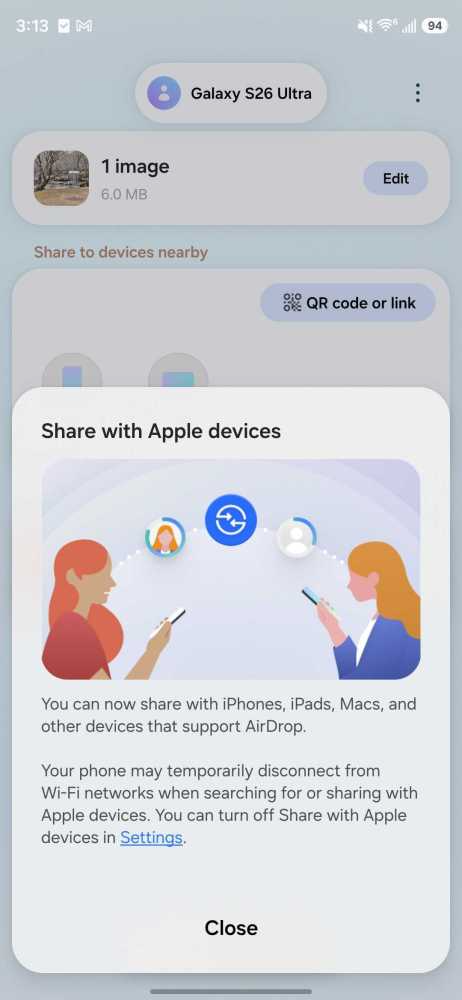 Airdrop Android
