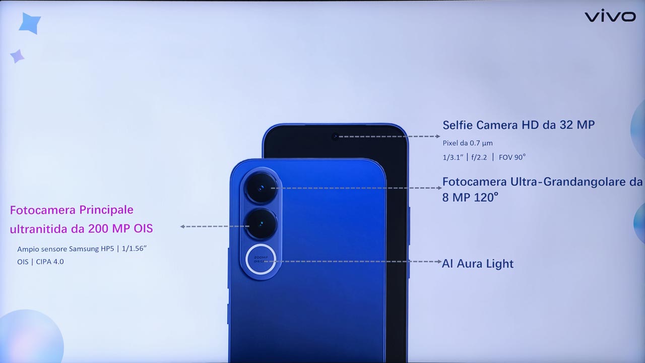 vivo V70 FE fotocamere