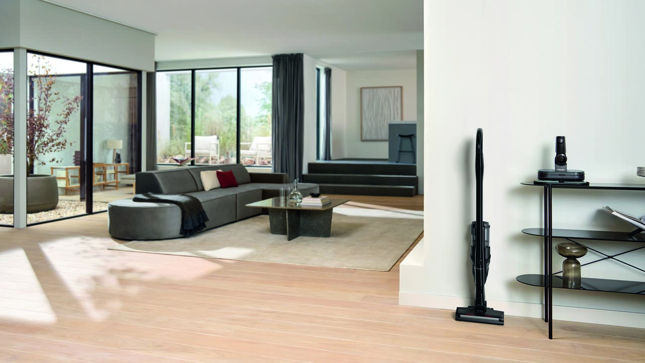 Miele Triflex HX3 Aqua in configurazione lavaggio