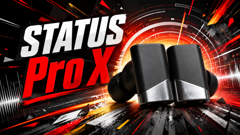 Recensione Status Audio Pro X con case e auricolari