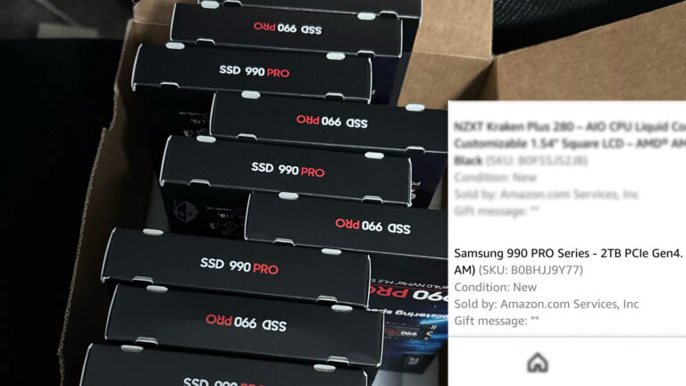 Amazon spedisce 10 Samsung 990 PRO al posto di uno