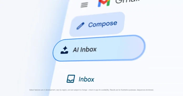 Gmail AI Inbox packaging prodotto