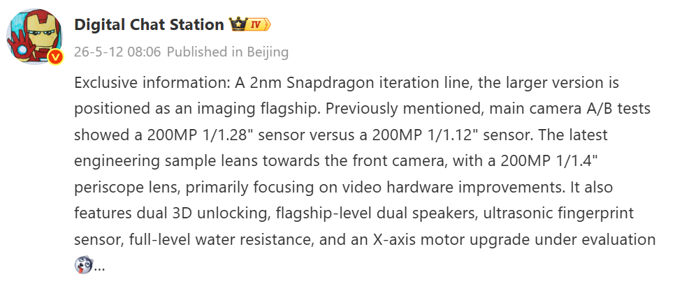 Honor Magic 9 Pro Max to feature dual 200MP main and periscope cameras