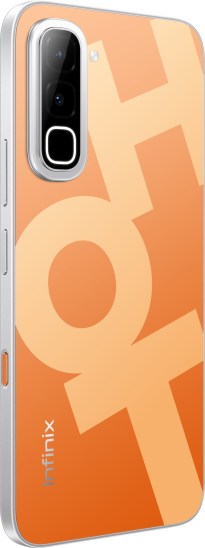 Infinix Hot 70 Thermo Orange's color changing back