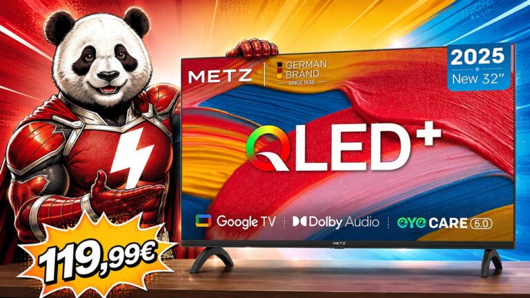 Metz QLED 32MQF7000Z in offerta a 119,99€ su Amazon logo ufficiale
