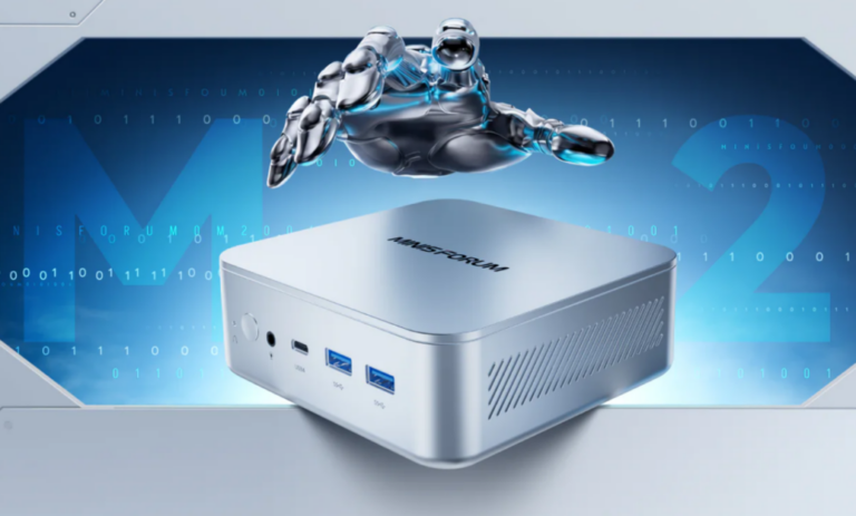 Minisforum M2 Mini PC con Core Ultra 7 356H e 128 GB RAM