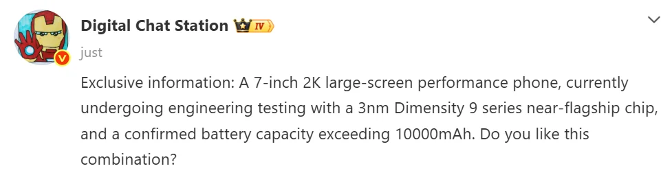 Alleged Redmi Turbo 6 Max key specs