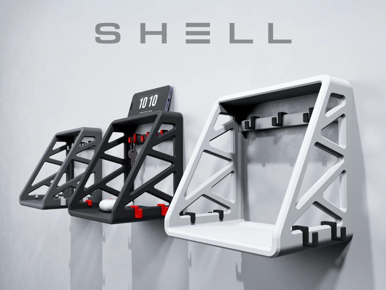 The $50 SHELL Treats Your Keys and Wallet as Things Worth Displaying