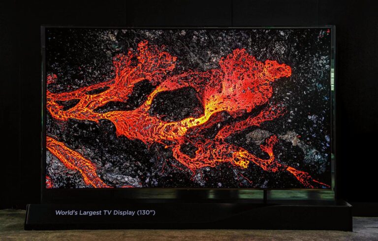 TCL un TV LCD RGBC e un modello
