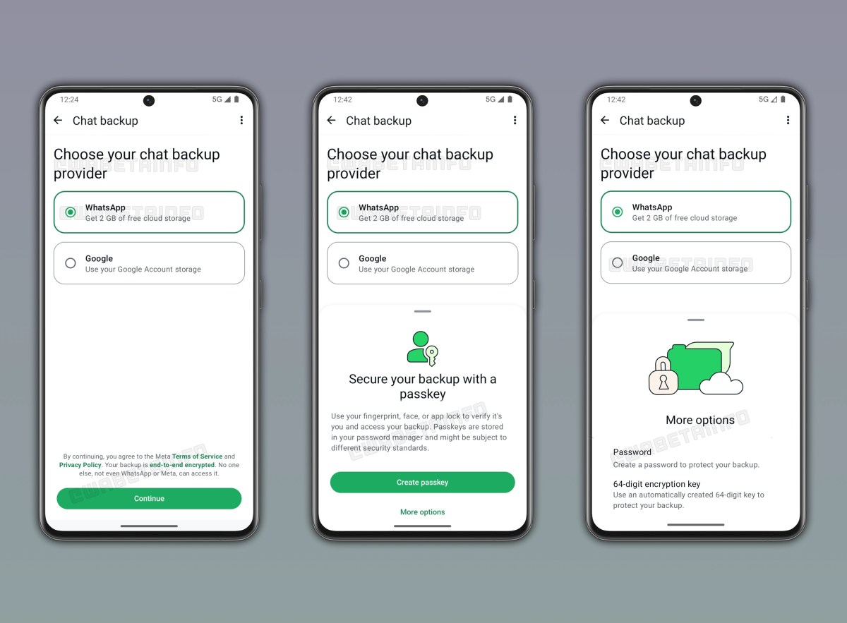 WhatsApp could let you back up your chats on its own encrypted cloud storage