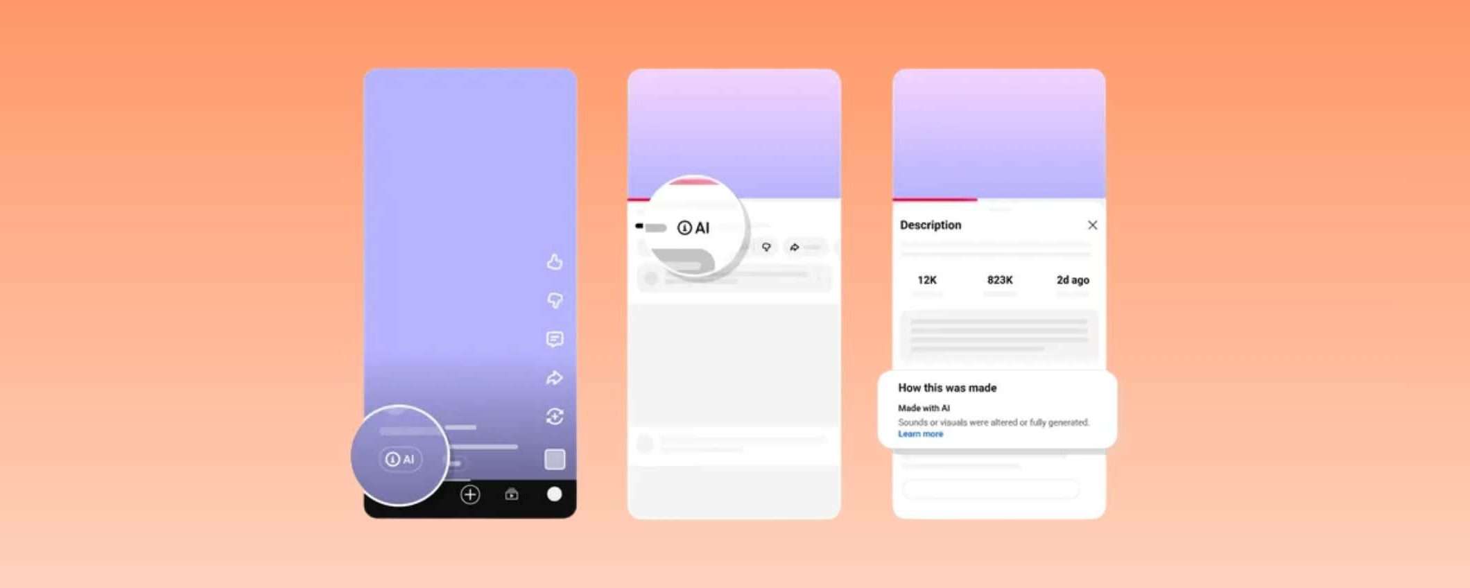 YouTube mette le etichette AI sotto i video e negli Short