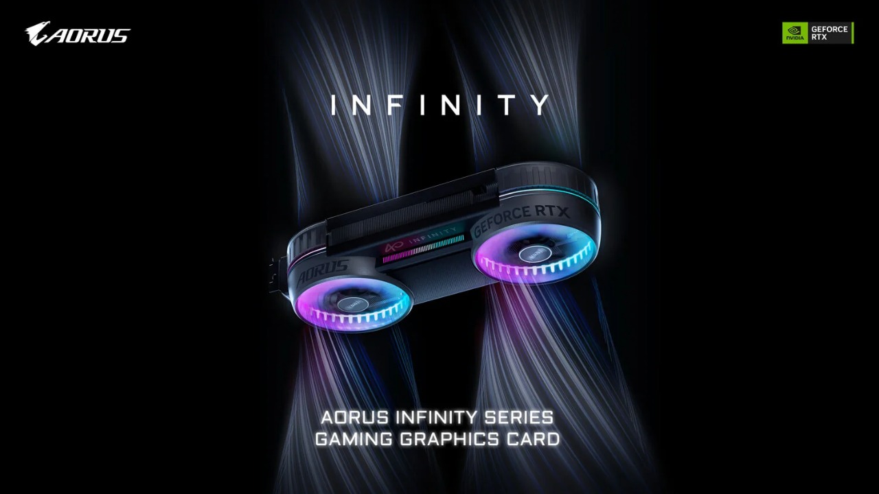 GIGABYTE AORUS RTX 5080 INFINITY: scheda 40 anni con WOOD