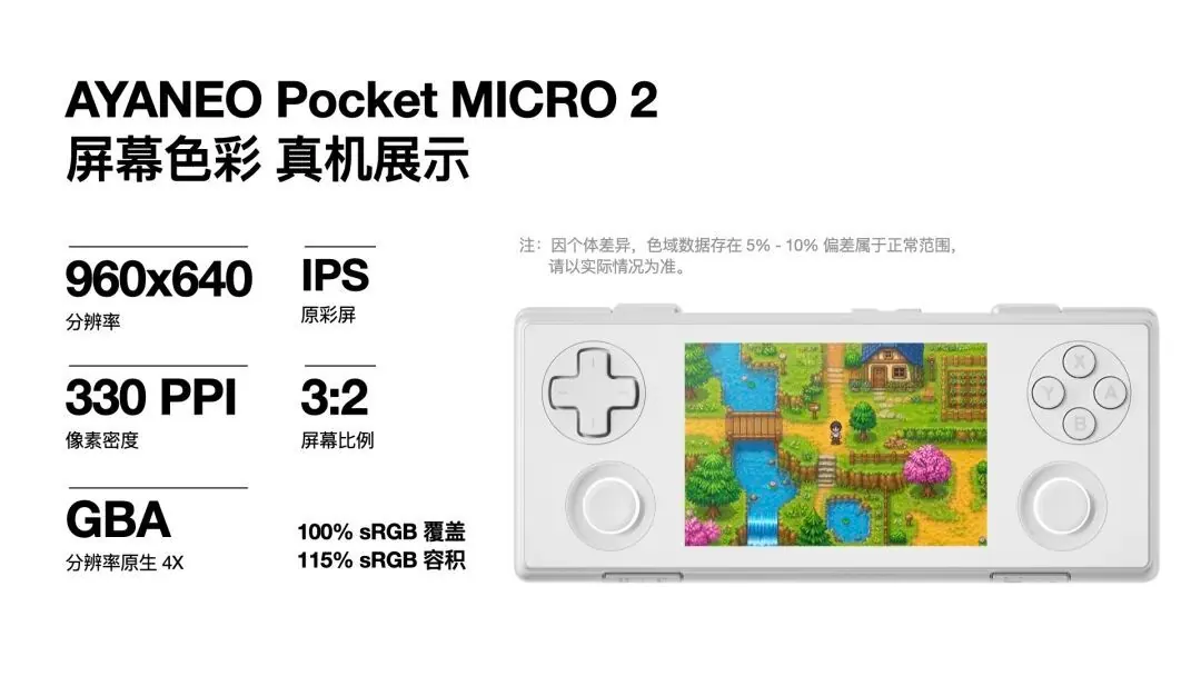 AYANEO Pocket MICRO 2 迷你复古掌机发布:3.5 英寸 LCD 屏,首发 1599 元起