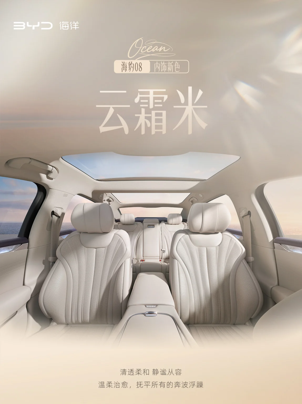 BYD Seal 08 interior options