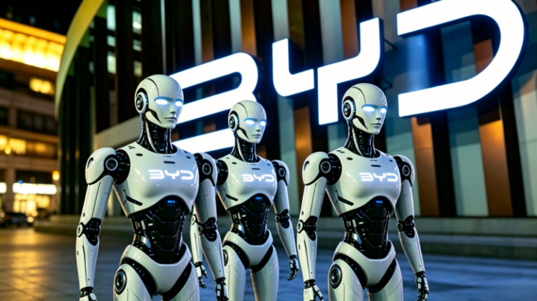 BYD sviluppa robot umanoidi