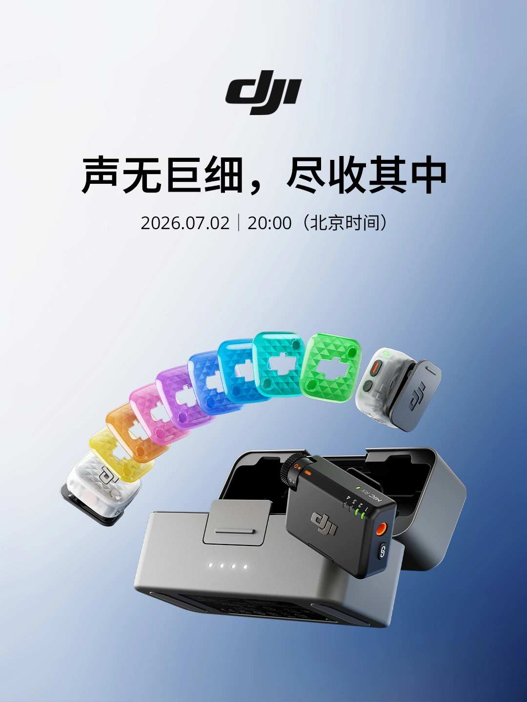 DJI Mic Mini 2S: microfono wireless con registrazione interna