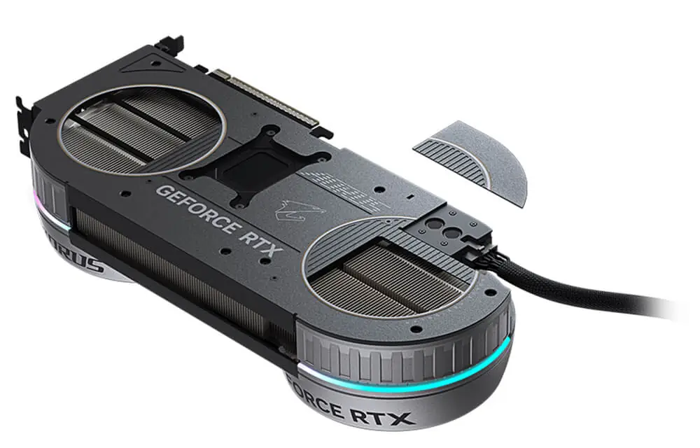 技嘉发布 40 周年纪念 AORUS RTX 5080 INFINITY 系列显卡,含 WOOD 木纹版