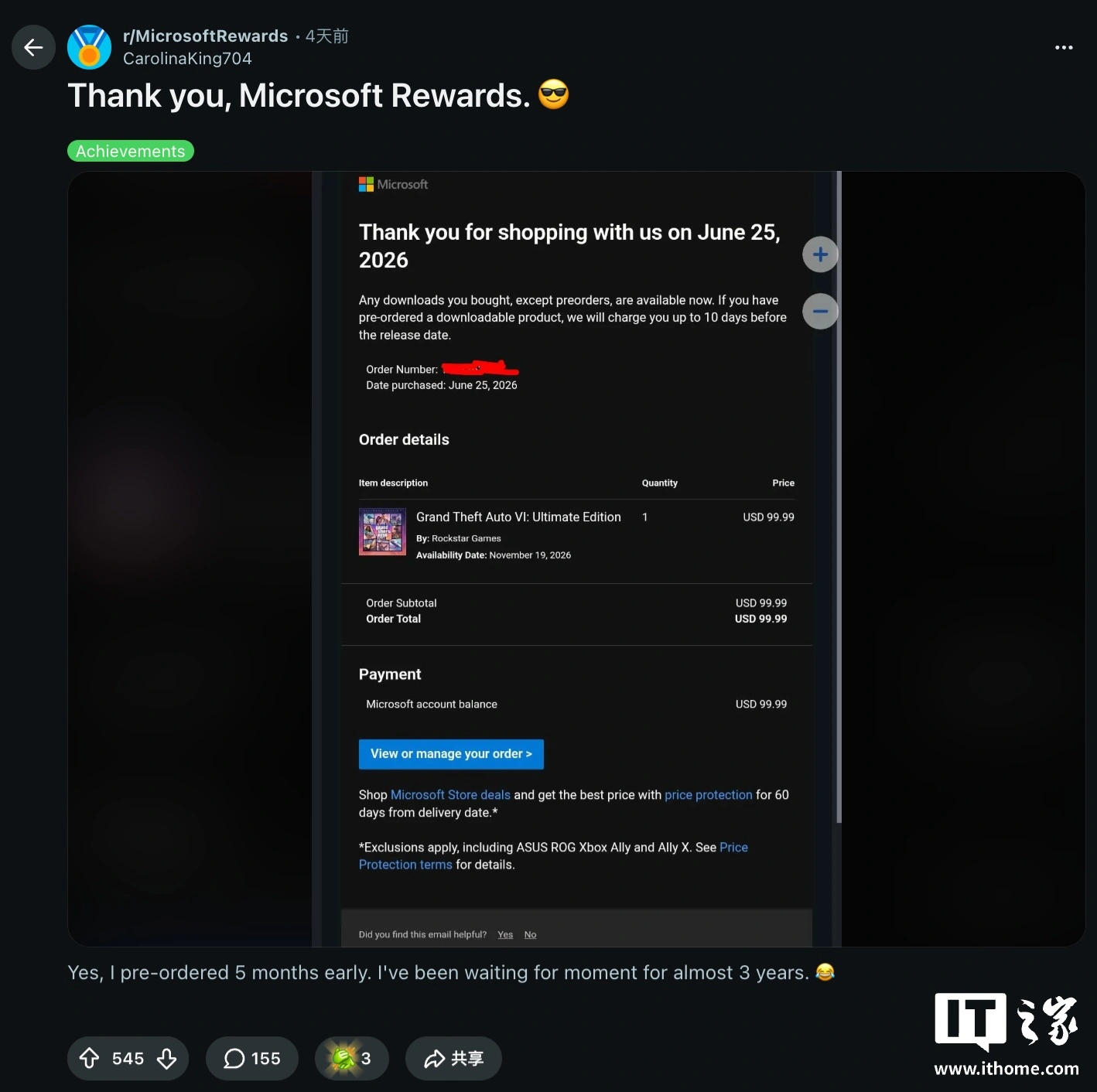 GTA 6 su Xbox: un giocatore lo ottiene gratis con Microsoft Rewards