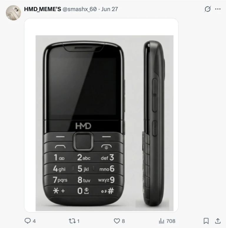 HMD prepara un feature phone ispirato a BlackBerry con cover touch