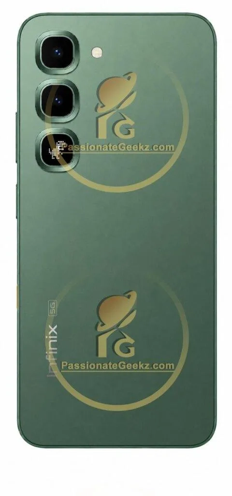 传音 Infinix Hot 70 Pro 5G 手机曝光:6000mAh 电池、天玑 7100 芯片,引入点阵背屏