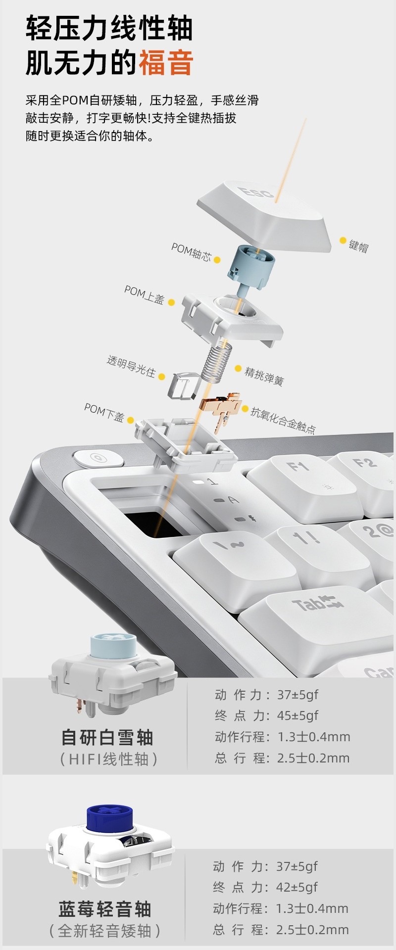 珂芝三模矮轴机械键盘 i98 上市,首发价 329 / 369 元
