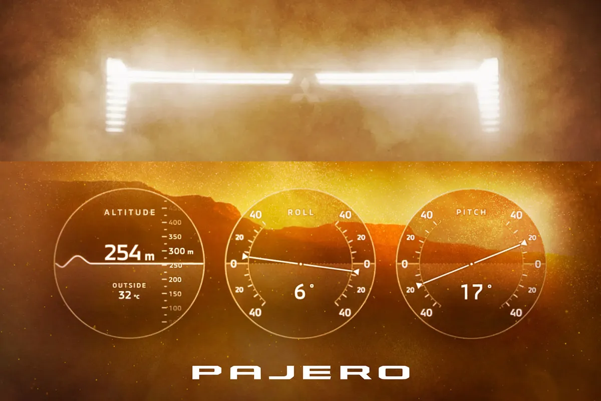 Mitsubishi Pajero 2026: primi dettagli sugli interni e quadro strumenti off-road