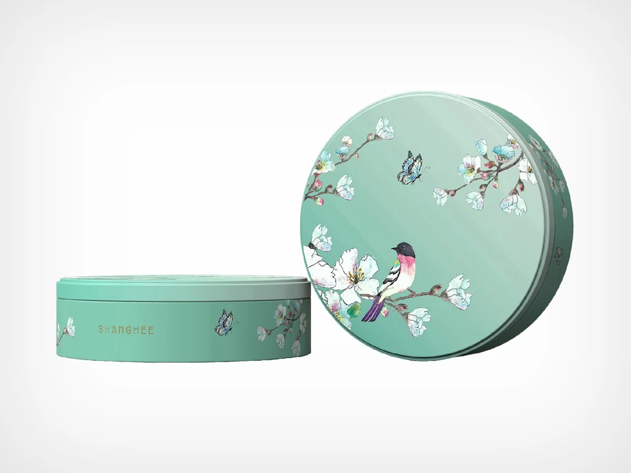 This Mooncake Tin Box Turns Into A Chinese Lantern Once You’re Done Enjoying The Sweets packaging prodotto