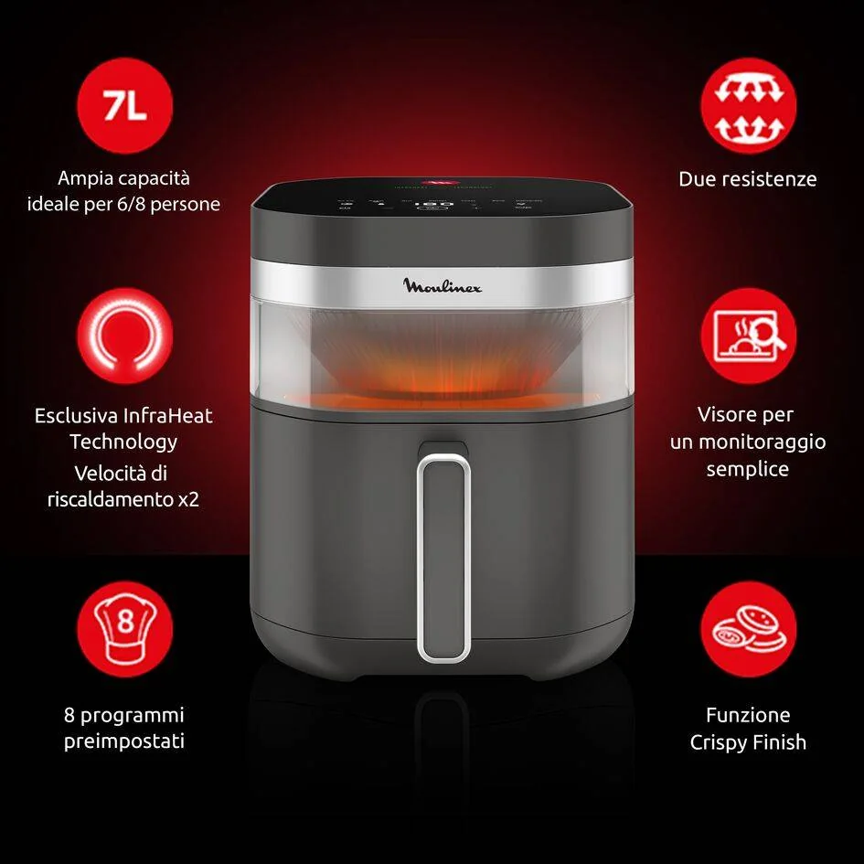 Moulinex Easy Fry Infrared funzioni principali