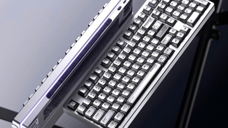 狼蛛 Nova98 系列机械键盘上架：双 8KHz 回报率、1.14 英寸彩屏 + 旋钮，399 元起
