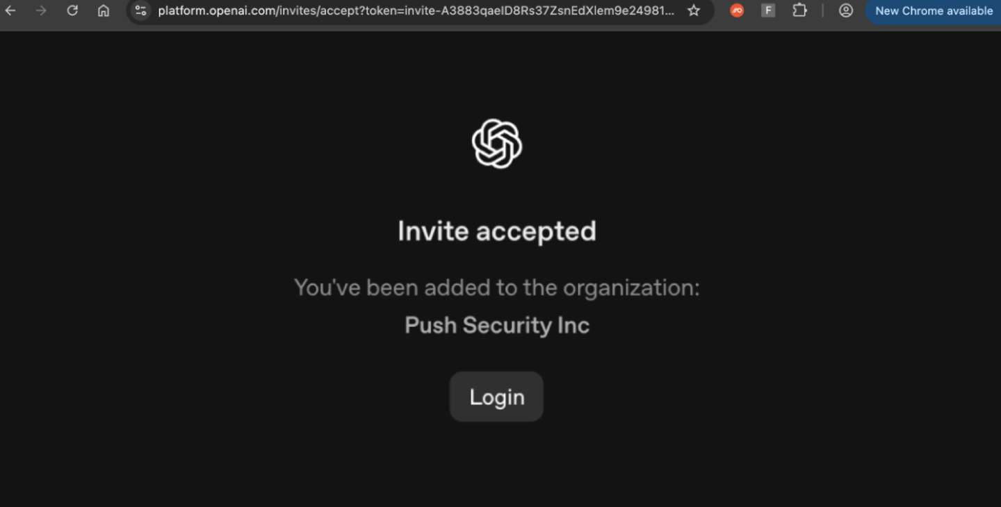 安全公司曝光黑客滥用 OpenAI 组织邀请功能,对公司员工进行精准钓鱼攻击