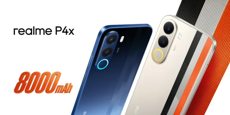 Realme P4x 4G con batteria da 8.000mAh