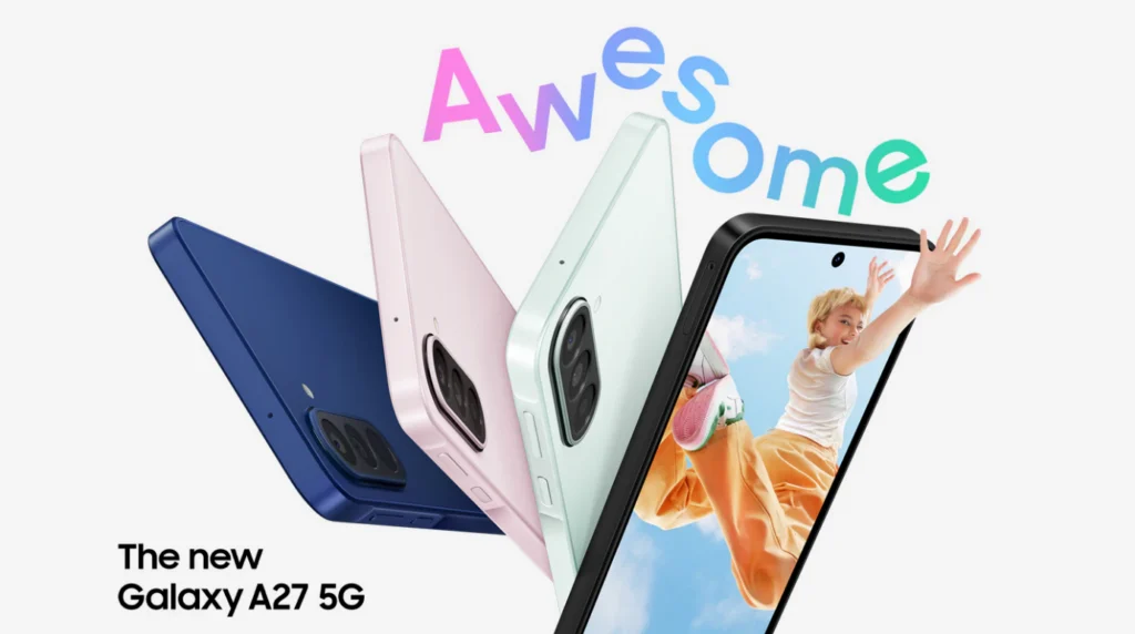 Samsung Galaxy A27 5G: AMOLED 120 Hz, 50 MP e