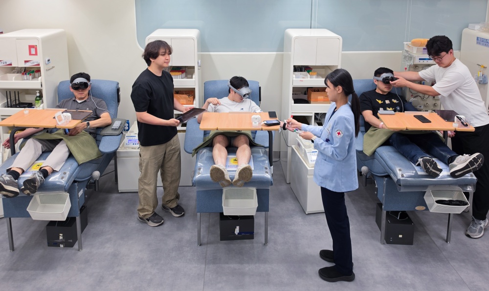 samsung galaxy xr per migliorare lesperienza dei donatori di sangue