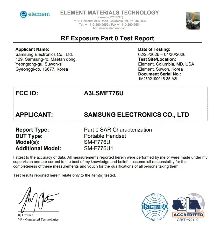 samsung galaxy z flip 8 fcc certification 01
