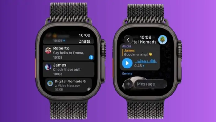 telegram app per apple watch