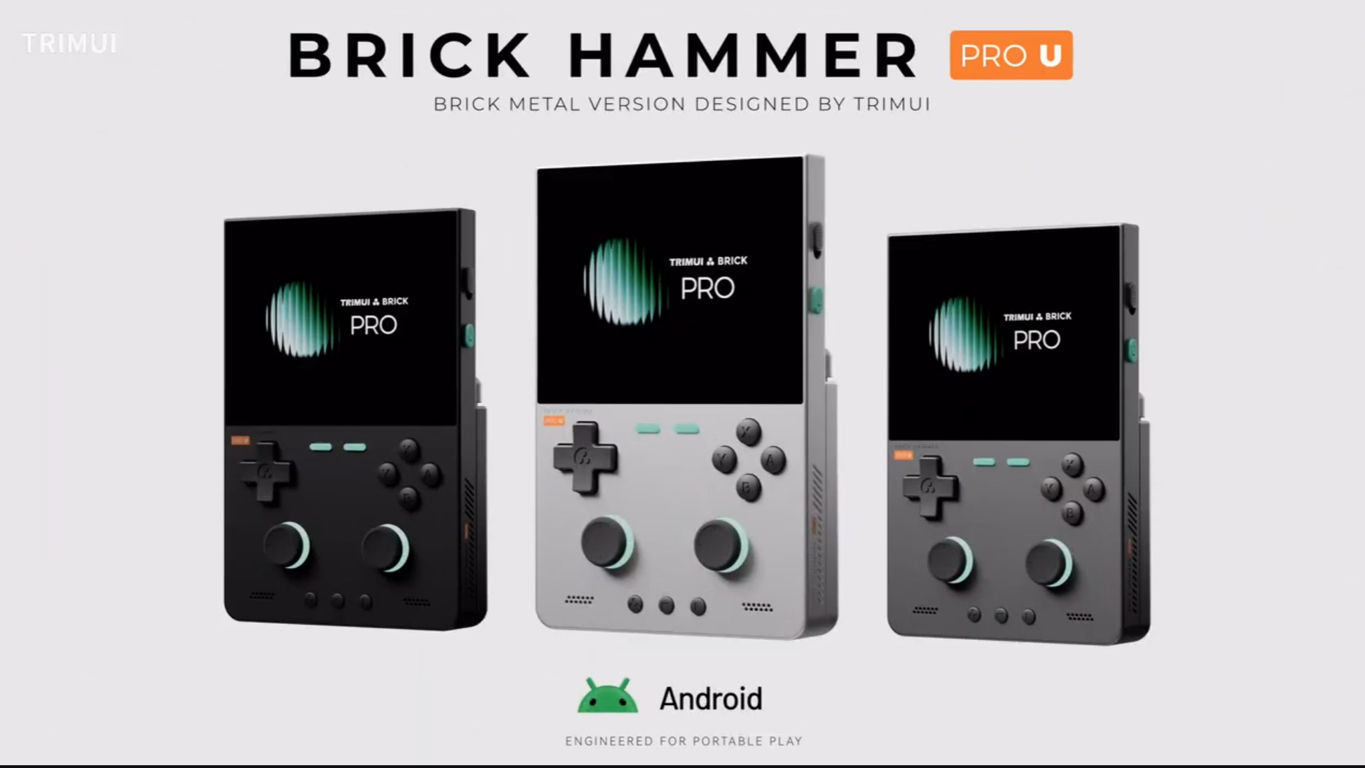 TrimUI Brick Pro e Brick Hammer Pro U